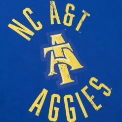 Men Mitchell & Ness T-Shirts & Tops-Legendary Slub S/S Tee North Carolina A&T University