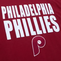 Men Mitchell & Ness T-Shirts & Tops-Legendary Slub S/S Tee Philadelphia Phillies