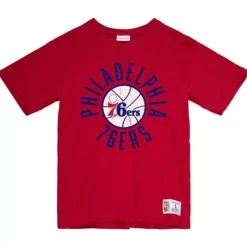 Men Mitchell & Ness T-Shirts & Tops-Legendary Slub S/S Tee Philadelphia 76Ers