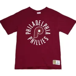 Men Mitchell & Ness T-Shirts & Tops-Legendary Slub S/S Tee Philadelphia Phillies