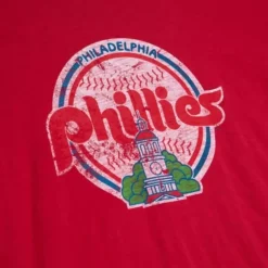 Men Mitchell & Ness T-Shirts & Tops-Legendary Slub Ss Tee Philadelphia Phillies