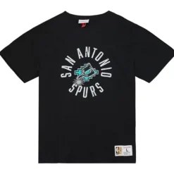 Men Mitchell & Ness T-Shirts & Tops-Legendary Slub S/S Tee San Antonio Spurs