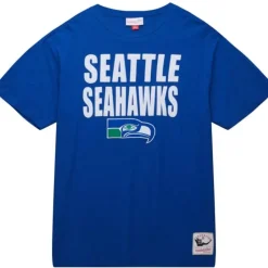 Men Mitchell & Ness T-Shirts & Tops-Legendary Slub S/S Tee Seattle Seahawks