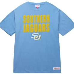 Men Mitchell & Ness T-Shirts & Tops-Legendary Slub S/S Tee Southern University And A&M College