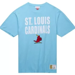 Men Mitchell & Ness T-Shirts & Tops-Legendary Slub Ss Tee St. Louis Cardinals