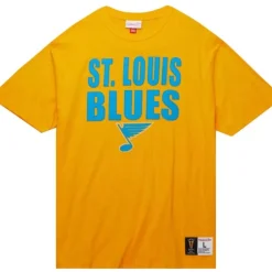 Men Mitchell & Ness T-Shirts & Tops-Legendary Slub Ss Tee St. Louis Blues