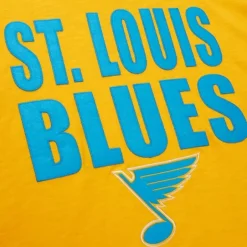Men Mitchell & Ness T-Shirts & Tops-Legendary Slub Ss Tee St. Louis Blues