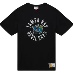 Men Mitchell & Ness T-Shirts & Tops-Legendary Slub S/S Tee Tampa Bay Rays