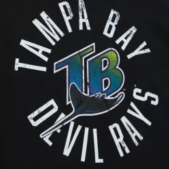 Men Mitchell & Ness T-Shirts & Tops-Legendary Slub S/S Tee Tampa Bay Rays