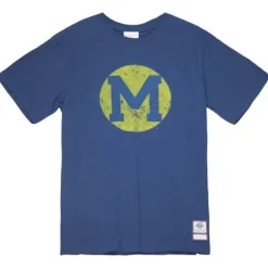 Men Mitchell & Ness T-Shirts & Tops-Legendary Slub S/S Tee University Of Michigan
