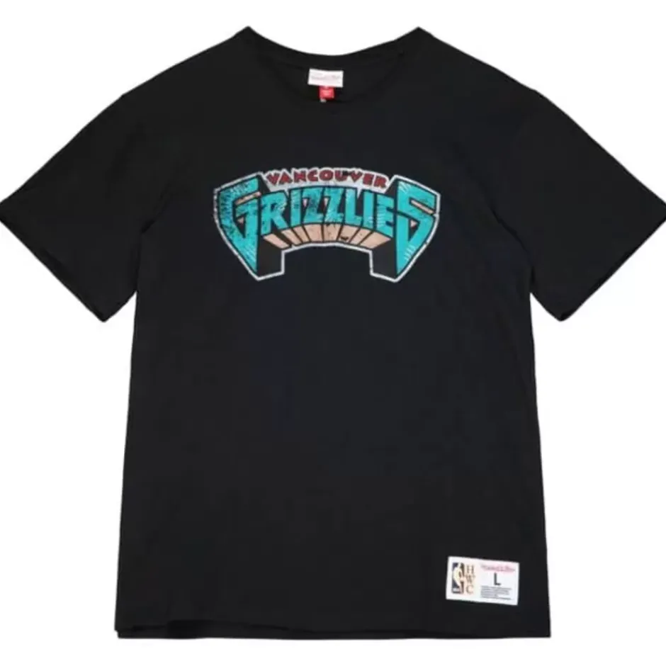 Men Mitchell & Ness T-Shirts & Tops-Legendary Slub S/S Tee Vancouver Grizzlies