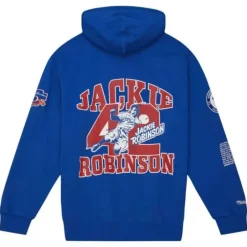 Men Mitchell & Ness Hoodies & Sweatshirts-Legends Fleece Hoodie Brooklyn Dodgers Jackie Robinson