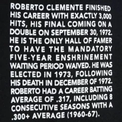 Men Mitchell & Ness Hoodies & Sweatshirts-Legends Fleece Hoodie Pittsburgh Pirates Roberto Clemente