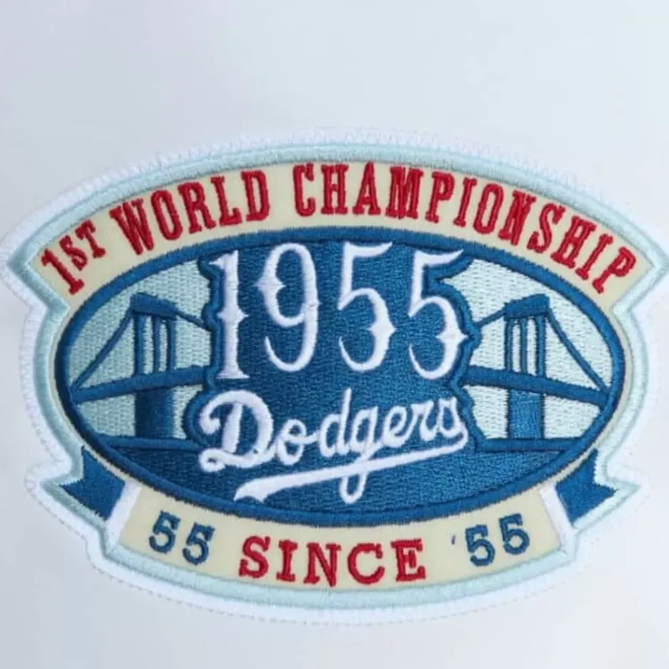 Men Mitchell & Ness Jackets & Outerwear-Legends Satin Jacket Brooklyn Dodgers Jackie Robinson