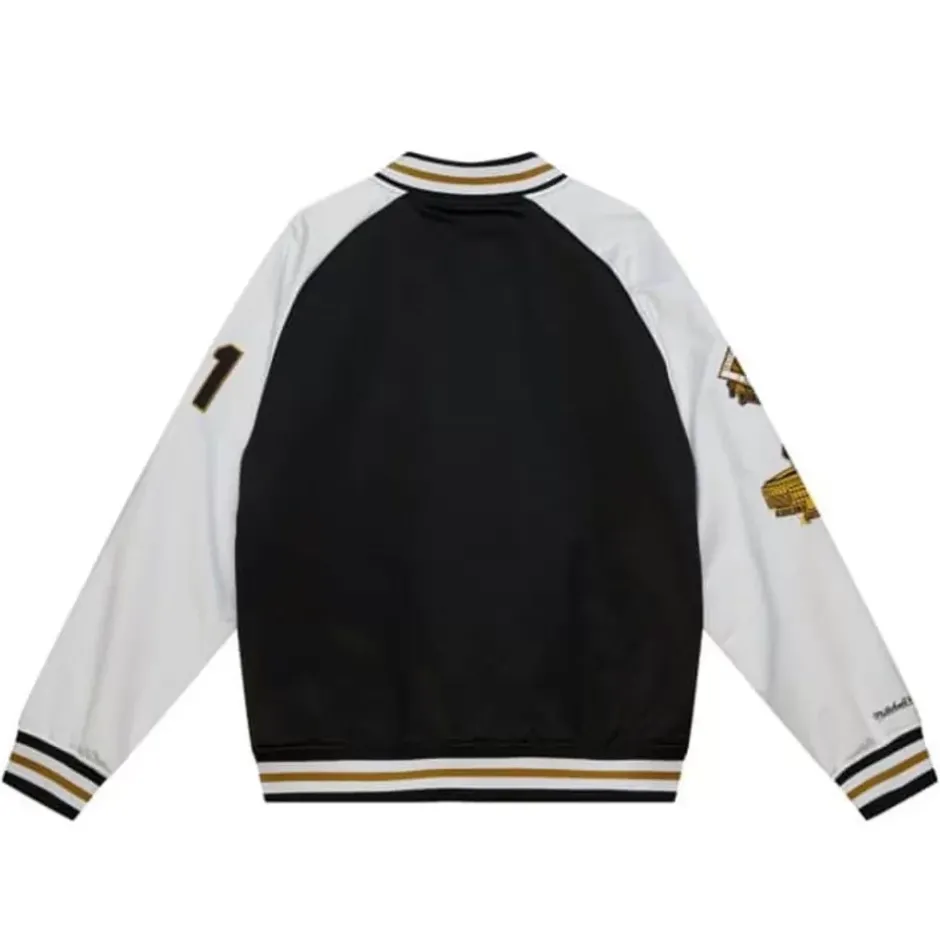 Men Mitchell & Ness Jackets & Outerwear-Legends Satin Jacket Pittsburgh Pirates Roberto Clemente