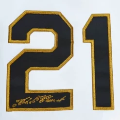 Men Mitchell & Ness Jackets & Outerwear-Legends Satin Jacket Pittsburgh Pirates Roberto Clemente