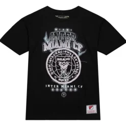 Men Mitchell & Ness T-Shirts & Tops-Lightning Madness Tee Inter Miami Cf