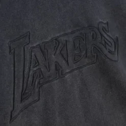 Men Mitchell & Ness Hoodies & Sweatshirts-Lightweight Fleece S/S Fleece Hoody Los Angeles Lakers