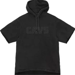 Men Mitchell & Ness Hoodies & Sweatshirts-Lightweight Fleece S/S Fleece Hoody Cleveland Cavaliers