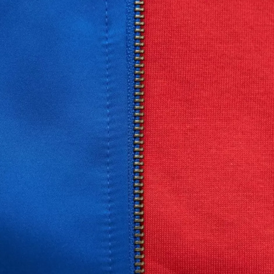 Men Mitchell & Ness Jackets & Outerwear-Lightweight Satin Bomber Vintage Logo Denver Nuggets