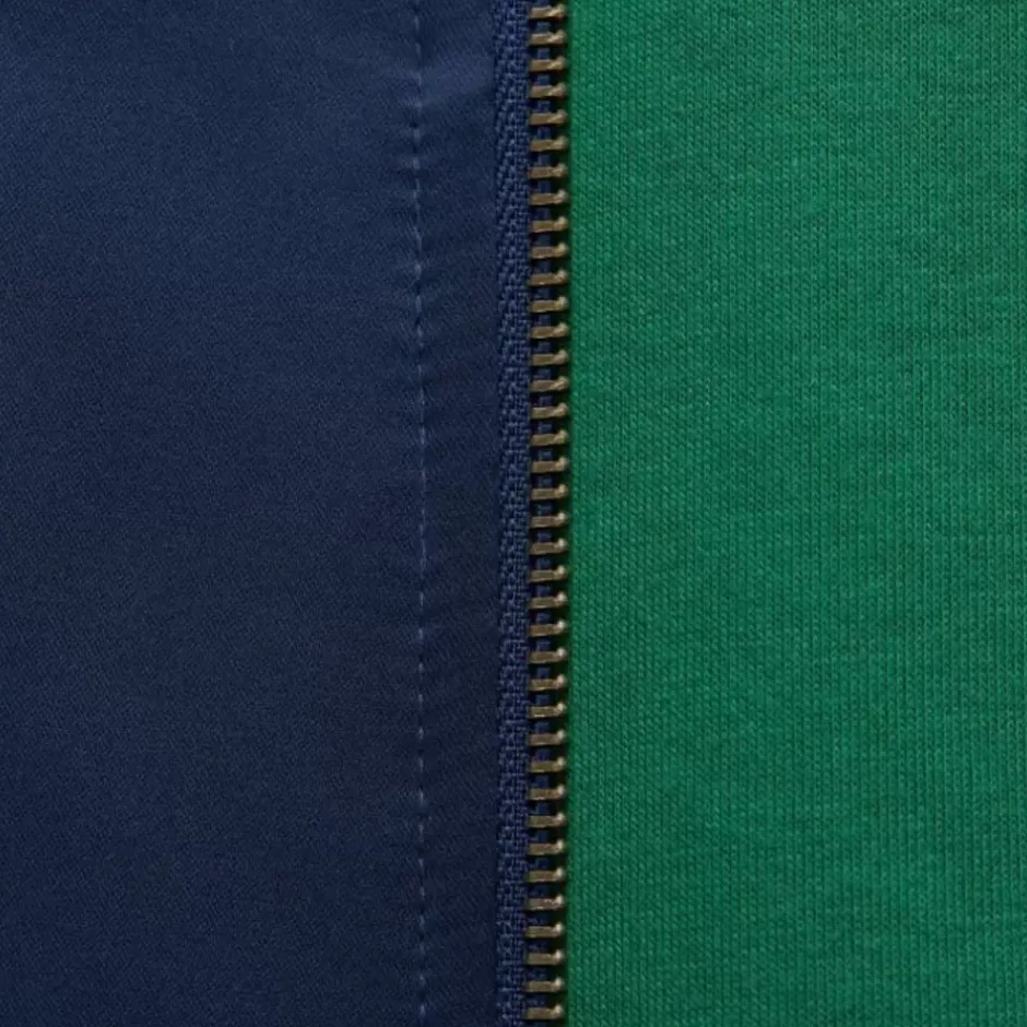 Men Mitchell & Ness Jackets & Outerwear-Lightweight Satin Bomber Vintage Logo Dallas Mavericks