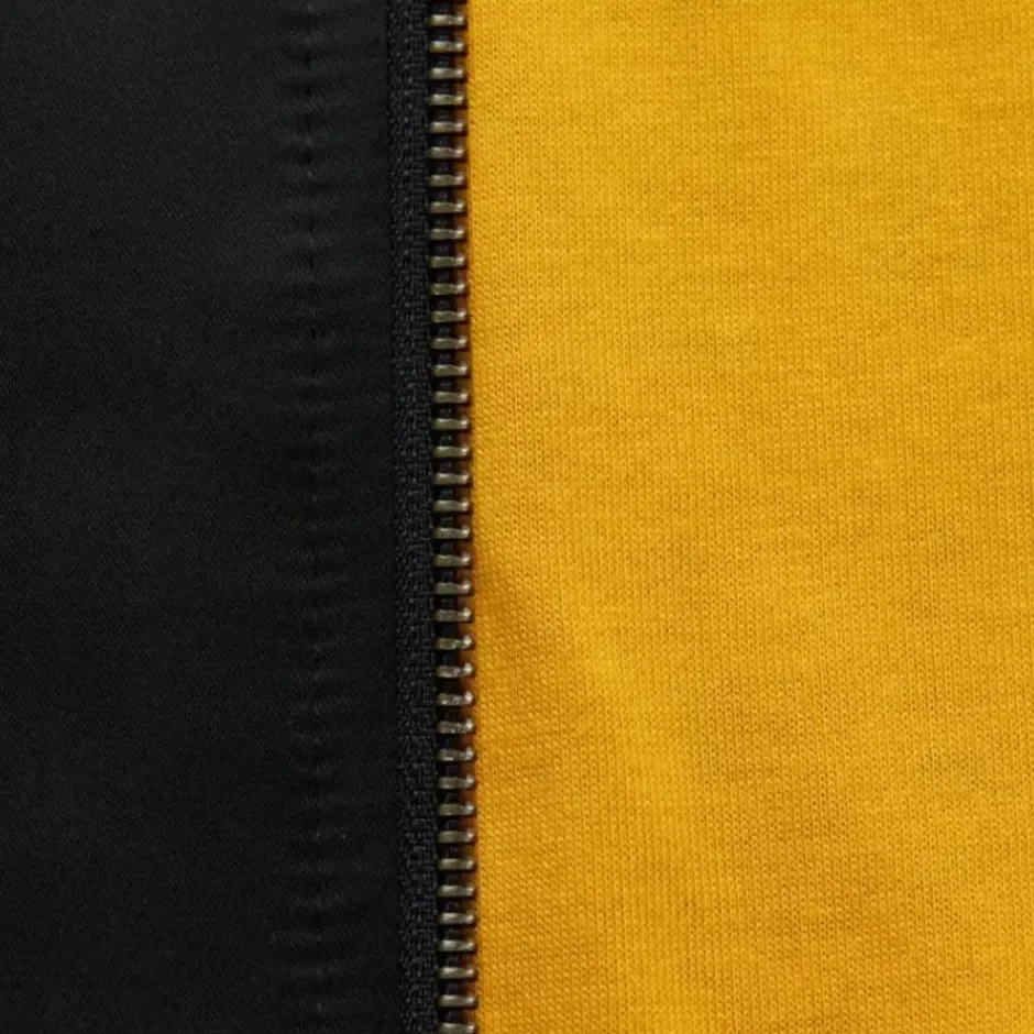 Men Mitchell & Ness Jackets & Outerwear-Lightweight Satin Bomber Vintage Logo Pittsburgh Steelers