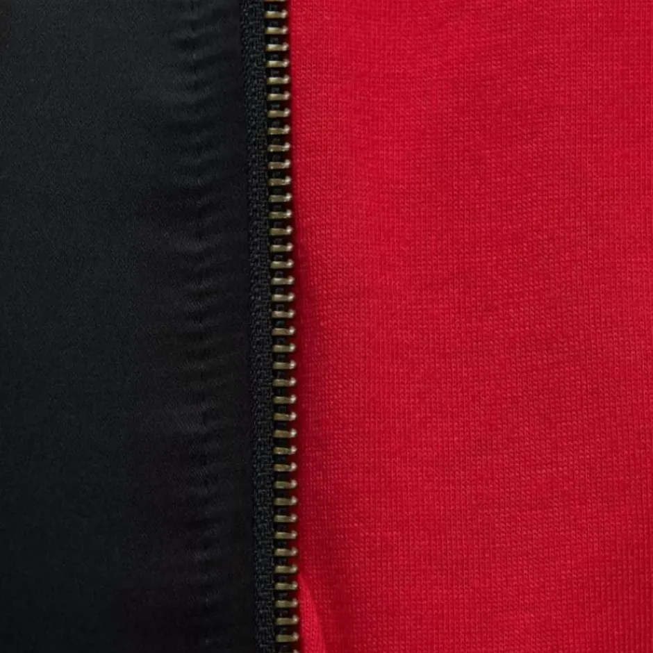 Men Mitchell & Ness Jackets & Outerwear-Lightweight Satin Bomber Vintage Logo Toronto Raptors