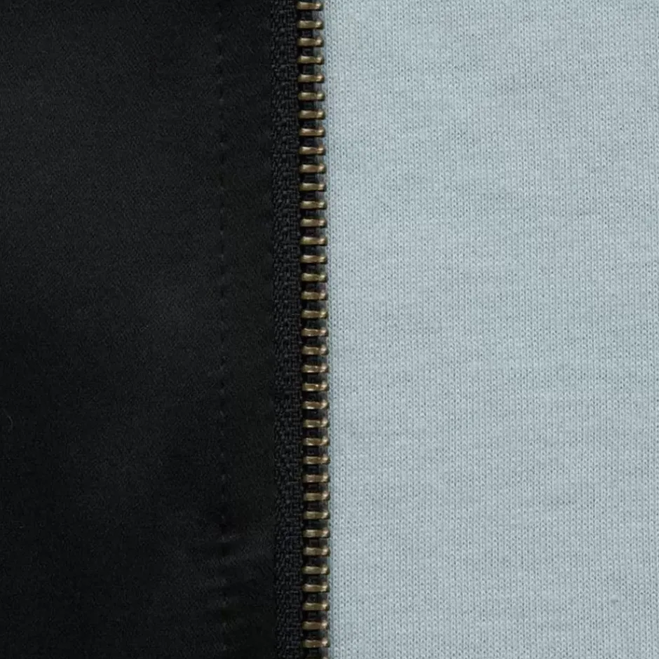 Men Mitchell & Ness Jackets & Outerwear-Lightweight Satin Bomber Current Logo Los Angeles Kings