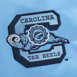 Men Mitchell & Ness Jackets & Outerwear-Lightweight Satin Bomber Vintage Logo University Of North Carolina