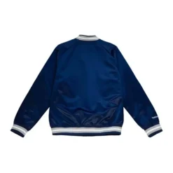 Men Mitchell & Ness Jackets & Outerwear-Lightweight Satin Jacket Jackson State University
