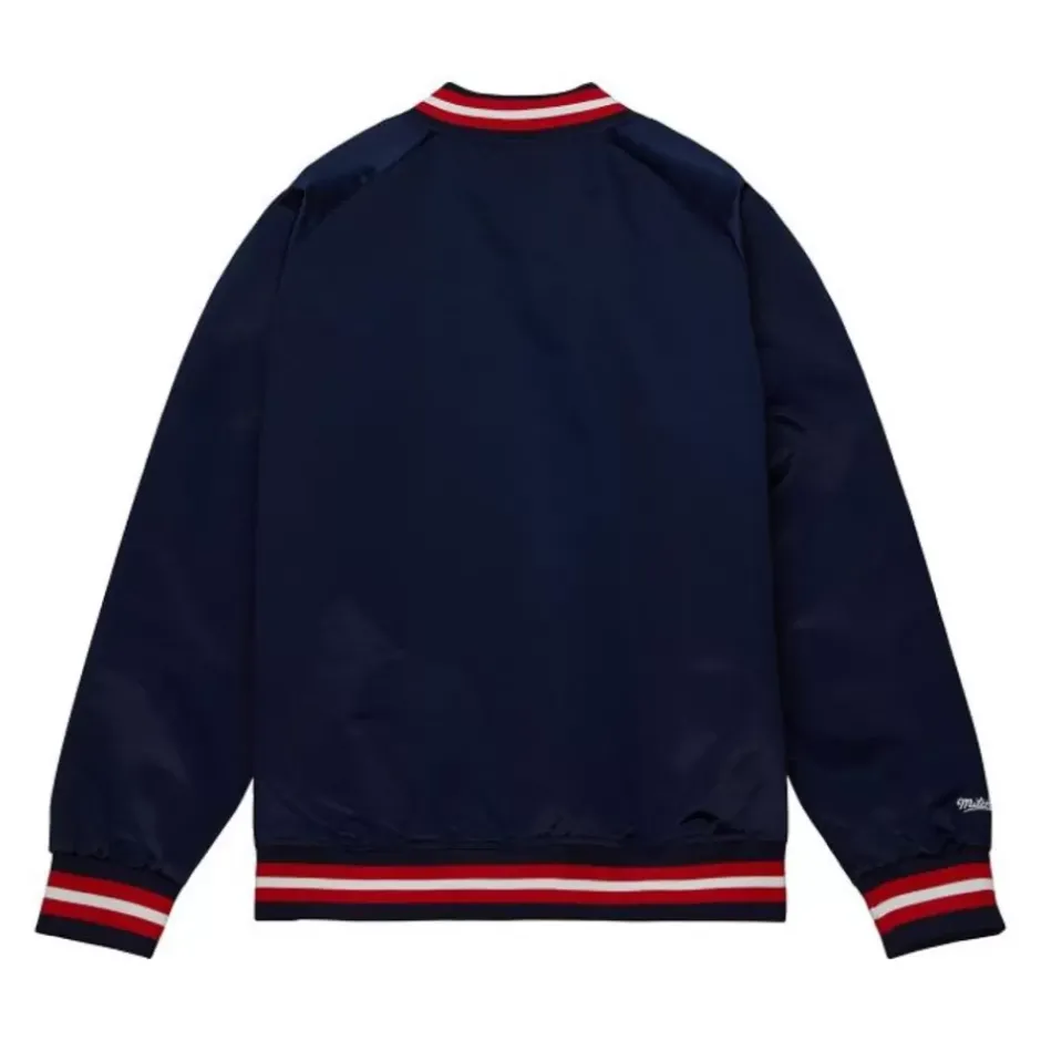 Men Mitchell & Ness Jackets & Outerwear-Lightweight Satin Jacket Philadelphia Phillies