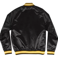 Men Mitchell & Ness Jackets & Outerwear-Lightweight Satin Jacket Pittsburgh Pirates