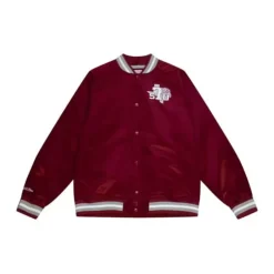 Men Mitchell & Ness Jackets & Outerwear-Lightweight Satin Jacket Texas Southern University