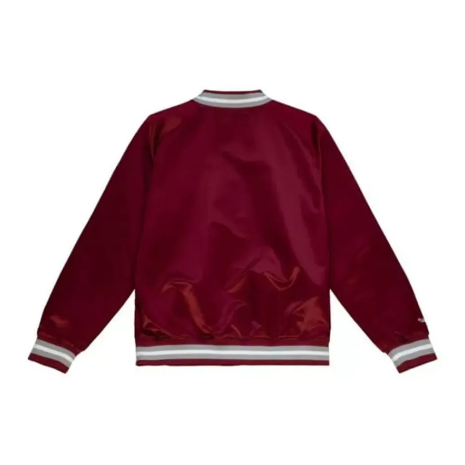 Men Mitchell & Ness Jackets & Outerwear-Lightweight Satin Jacket Texas Southern University