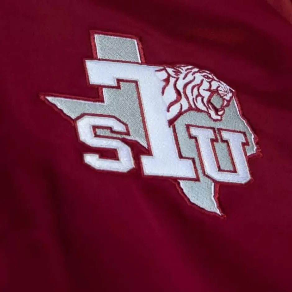 Men Mitchell & Ness Jackets & Outerwear-Lightweight Satin Jacket Texas Southern University