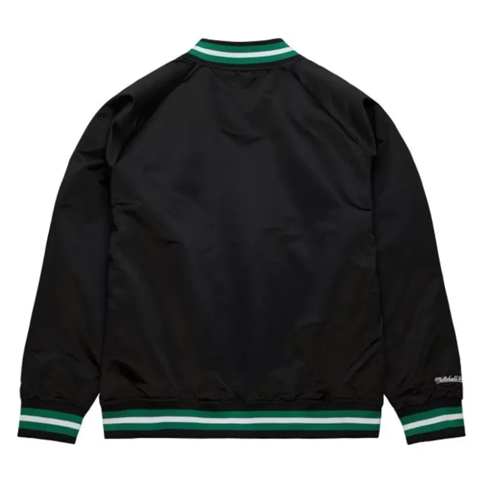 Men Mitchell & Ness Jackets & Outerwear-Lightweight Satin Jacket Philadelphia Eagles