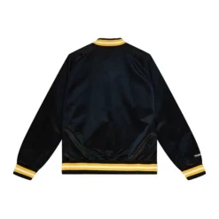 Men Mitchell & Ness Jackets & Outerwear-Lightweight Satin Jacket Grambling State University