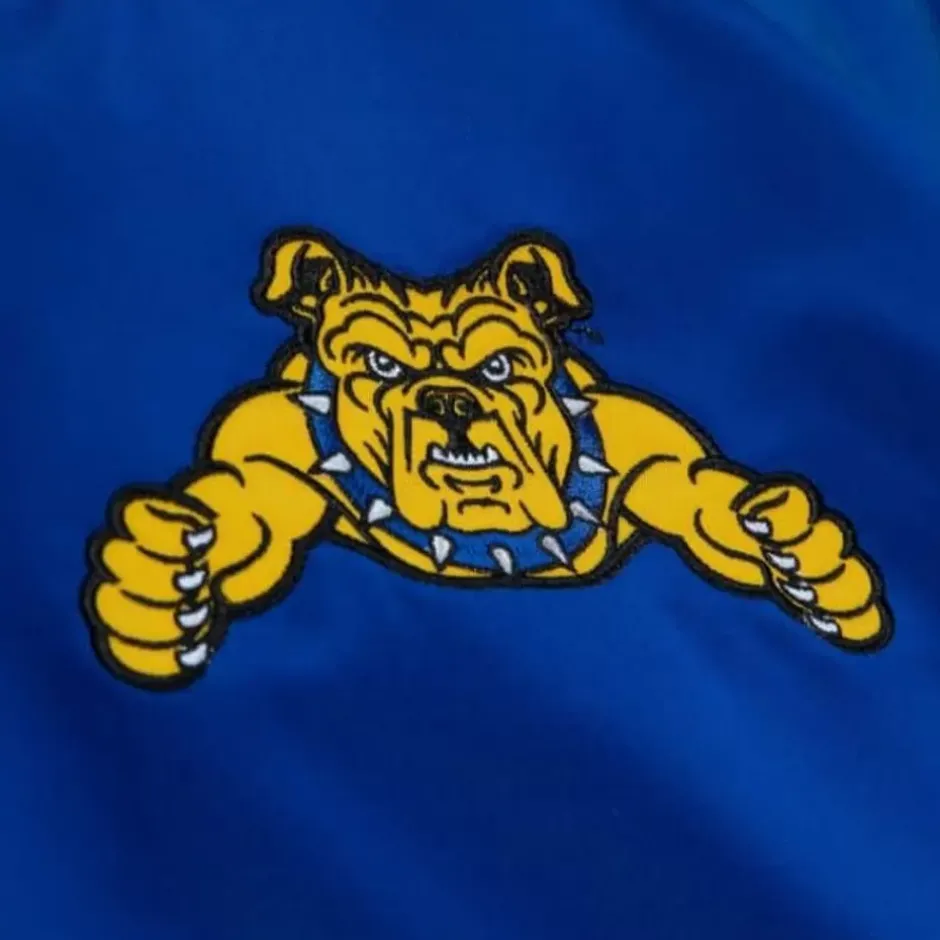Men Mitchell & Ness Jackets & Outerwear-Lightweight Satin Jacket North Carolina A&T University