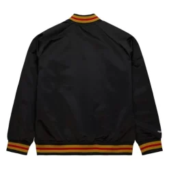 Men Mitchell & Ness Jackets & Outerwear-Lightweight Satin Jacket San Francisco 49Ers