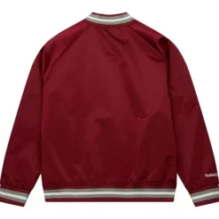 Men Mitchell & Ness Jackets & Outerwear-Lightweight Satin Jacket Philadelphia Phillies