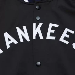 Men Mitchell & Ness Jackets & Outerwear-Lightweight Satin Jacket New York Yankees