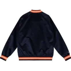 Men Mitchell & Ness Jackets & Outerwear-Lightweight Satin Jacket New York Islanders