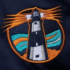 Men Mitchell & Ness Jackets & Outerwear-Lightweight Satin Jacket New York Islanders