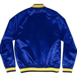 Men Mitchell & Ness Jackets & Outerwear-Lightweight Satin Jacket Denver Nuggets