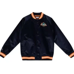 Men Mitchell & Ness Jackets & Outerwear-Lightweight Satin Jacket New York Islanders