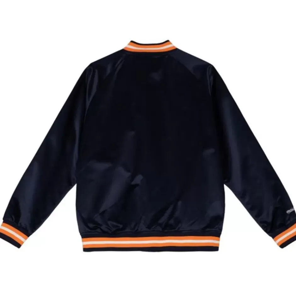 Men Mitchell & Ness Jackets & Outerwear-Lightweight Satin Jacket New York Islanders