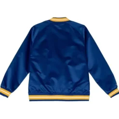 Men Mitchell & Ness Jackets & Outerwear-Lightweight Satin Jacket St. Louis Blues