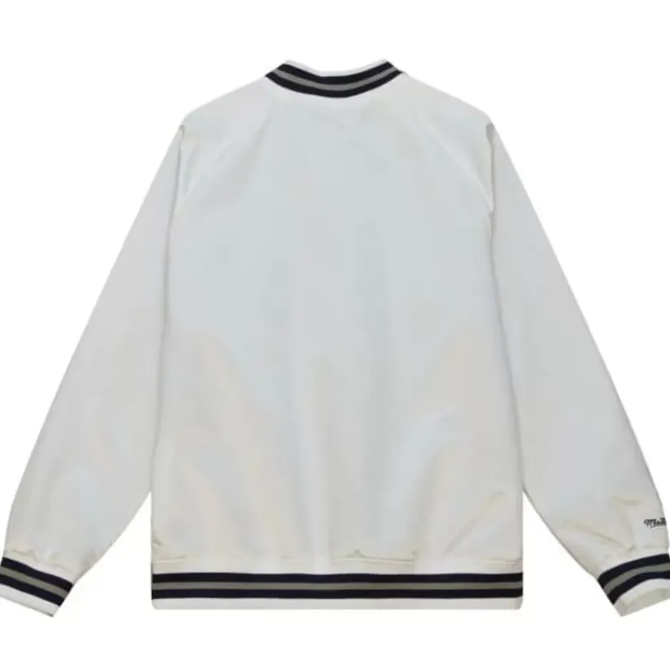 Men Mitchell & Ness Jackets & Outerwear-Lighweight Satin Jacket Dallas Cowboys