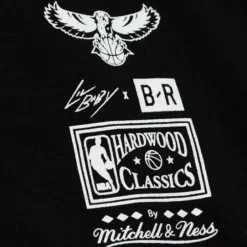 Men Mitchell & Ness Hoodies & Sweatshirts-Lil Baby X Br Remix Hoody Atlanta Hawks