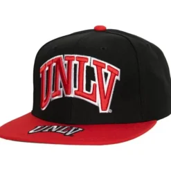 Mitchell & Ness Snapback-Logo Bill Snapback Unlv